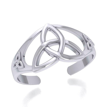 Celtic Triquetra Knot Silver Bracelet TBA004 - Jewelry